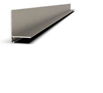 Микроплинтус напольный с заходом на стену Диал 20мм 3 000 - 6063 Т6 ШАМПАНЬ матовая 4687207099516