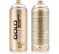 Краска MONTANA GOLD хром, 0.4 л M1000