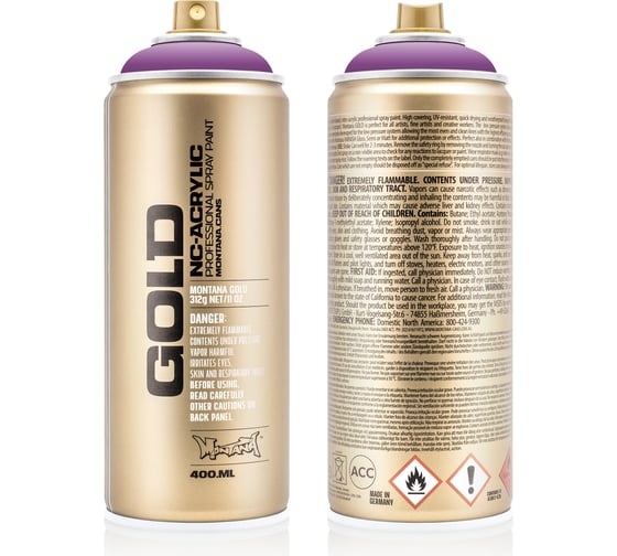 Краска MONTANA GOLD фиалковая темная, 0.4 л G4220 1