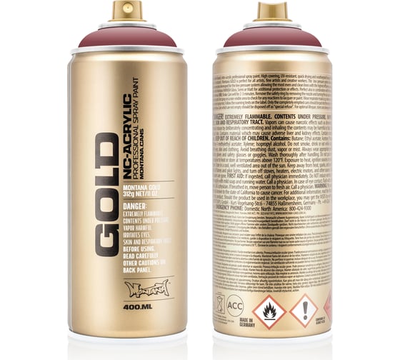 Краска MONTANA GOLD коричнево-розовая, 0.4 л G8170