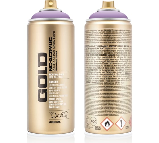 Краска MONTANA GOLD фиалковая, 0.4 л G4210
