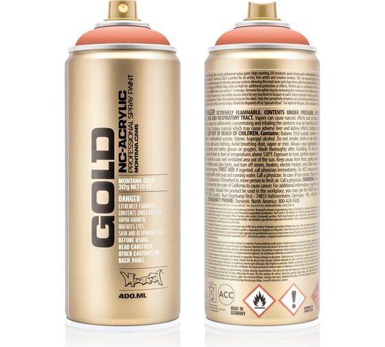 Краска MONTANA GOLD коралл, 0.4 л CL2130