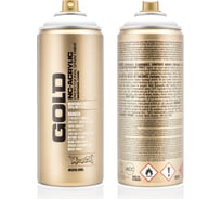 Краска MONTANA GOLD белый шок, 0.4 л S9100
