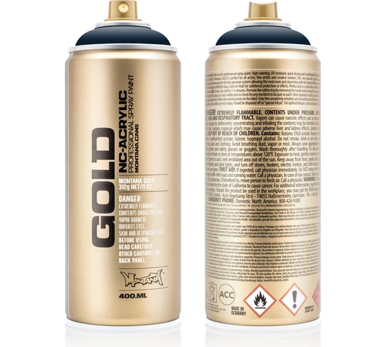Краска MONTANA GOLD черно-синяя, 0.4 л G5090