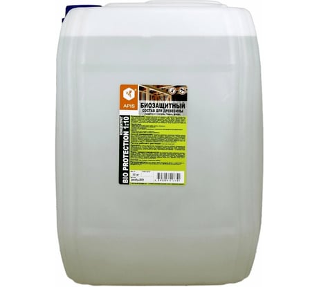 Биозащитный состав для древесины APIS bio protection (концентрат 1:10; канистра; 33 кг) 4665296513342