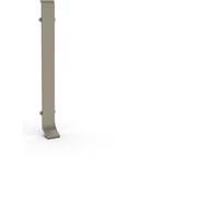 Соединение для плинтуса ДИАЛ 100 мм, ШАМПАНЬ, матовая, 2 штуки в комплекте 4687207099561