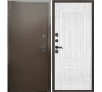 Дверь DIVA Формен Ф-10 Термо 2050*960 Левая (Антик Медь-Сандал пепел) УТ-00084317