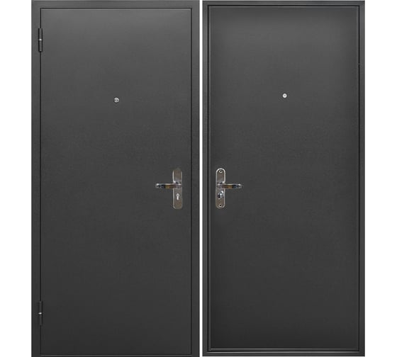 Дверь DIVA Формен Ф-02 2050*960 Левая (Антик серебро - Антик серебро) УТ-00084401 1