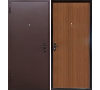 Дверь DIVA Формен Ф-01 2050*860 Левая (Антик Медь - Орех ЭККО) УТ-00084382