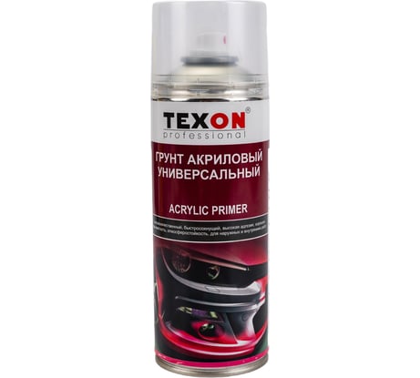 Универсальный акриловый грунт Texon (чёрный; аэрозоль; 520 мл) ТХ183340