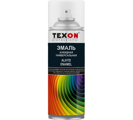 Универсальная алкидная эмаль Texon (зеленая олива RAL 6003; аэрозоль; 520 мл) ТХ188147