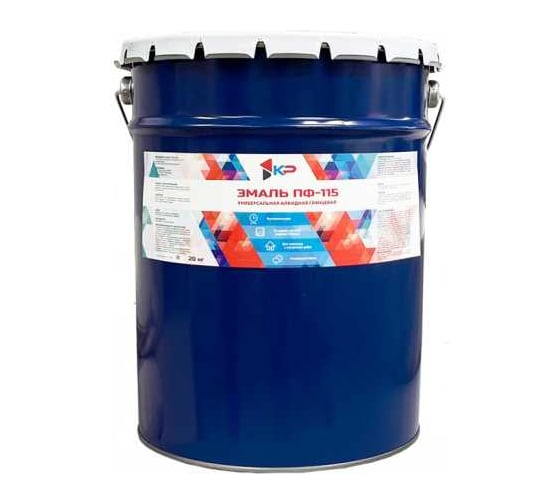 Эмаль КР ПФ-115 синяя 20 кг 4610044292321 1