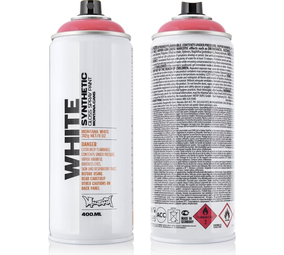 Краска MONTANA WHITE розовый лотус, 0.4 л 3350 WHT