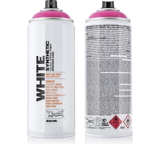 Краска MONTANA WHITE фуксия, 0.4 л 3360 WHT