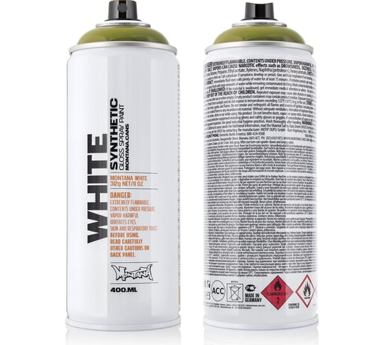 Краска MONTANA WHITE дикий Вилли, 0.4 л 1160 WHT
