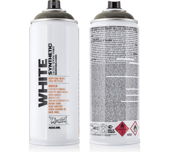 Краска MONTANA WHITE Кинг Конг, 0.4 л 1270 WHT