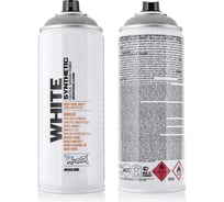 Краска MONTANA WHITE серая, 0.4 л 7050 WHT