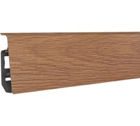 Плинтус ВОЛШЕБНАЯ ПАЛОЧКА Home ПВХ 7019 (1 шт, 70 мм, 2,2 м) УТ000073649