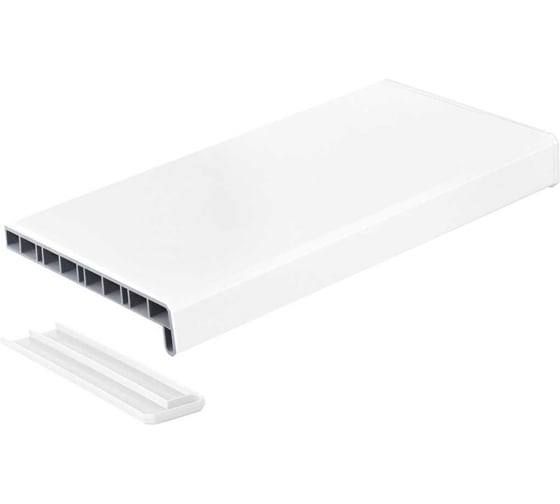 Подоконник Vitrage Дизайн белый матовый, 3000 х 500 мм 01.06.085.3000.500