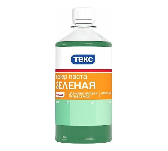 Колерная паста ТЕКС Универсальная № 14 (зеленая; 0.5 л) 20205