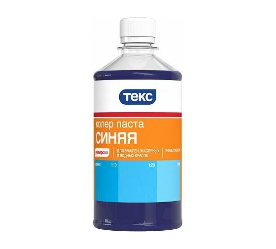 Колерная паста ТЕКС Универсальная № 06 (синяя; 0.5 л) 20208 1