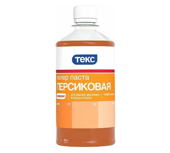 Колерная паста ТЕКС Универсальная № 12 (персиковая; 0.5 л) 21532