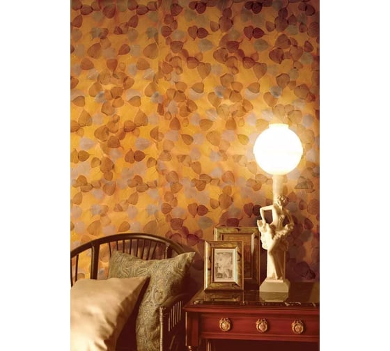 Натуральные обои Cosca Decor Листья Прима Дорадо, 5.5x0.91 м СПБ003105