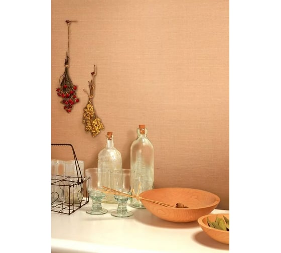 Натуральные обои Cosca Decor Манау Маджента, 10x0.91 м СПБ002257