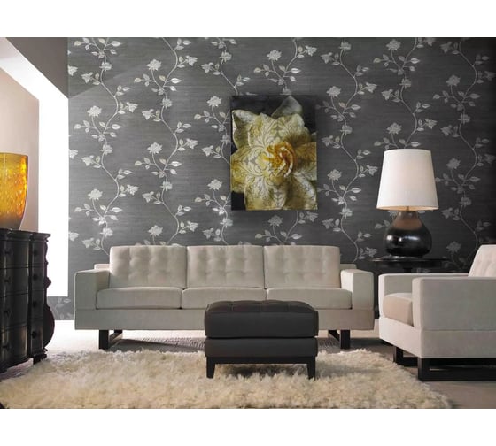Натуральные обои Cosca Decor Арабеско Нотте, 5,5x0,91 м СПБ013249