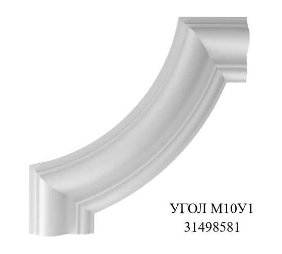 Молдинг bello deco XPS М 10 45x17 мм 00-00004592
