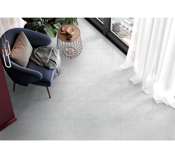 Керамогранит AlmaCeramica Ferro матовый, 300х600х7, 1,62м2, 9 шт в уп, серый GFA3060FER77R 1