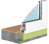 Теплый подставочный профиль ПМК 38х35х1200мм 4687207199476