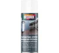 Герметик-спрей жидкая резина от трещин и протечек высокоэластичный Decorix, 520 мл, белый 0126-03 DX