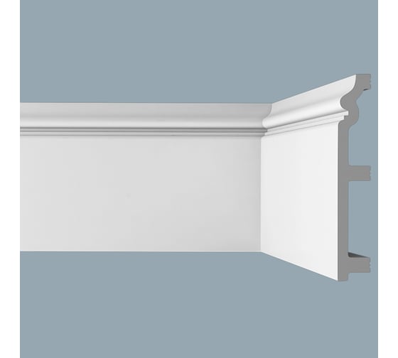 Напольный плинтус bello deco XPS П 9 140x22 мм 00-00004618