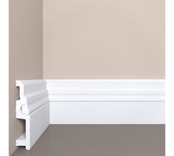 Напольный плинтус bello deco XPS П 6 120x24 мм 00-00103638 1
