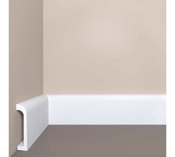 Напольный плинтус bello deco XPS П 16 80x19 мм 00-00106391 1