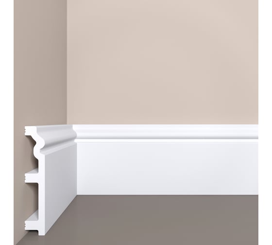 Напольный плинтус bello deco XPS П 5 120x22 мм 00-00004590
