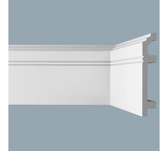 Напольный плинтус bello deco XPS П 12 120x20 мм 00-00004620