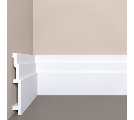 Напольный плинтус bello deco XPS П 13 140x20 мм 00-00104297