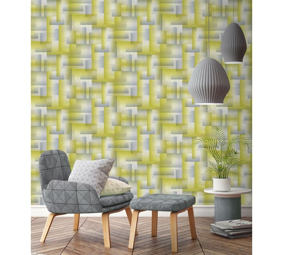 Виниловые обои горячего тиснения на флизелиновой основе Deco-Deco Matrix (1.06х10.05 м; 1 рулон) 6023-04
