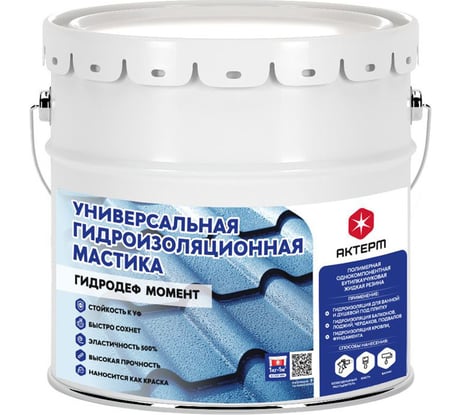 Гидроизоляция ГидроДеф Момент 3кг АКТЕРМ 10054