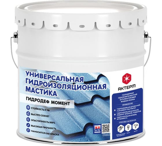 Гидроизоляция ГидроДеф Момент 3кг АКТЕРМ 10054
