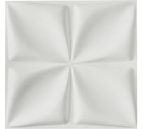 Комплект 3D-панелей LAKO DECOR 50-50 см, 10 шт, 1 мм, белый 404 LKD-PVC50-D006-1-MEGA10