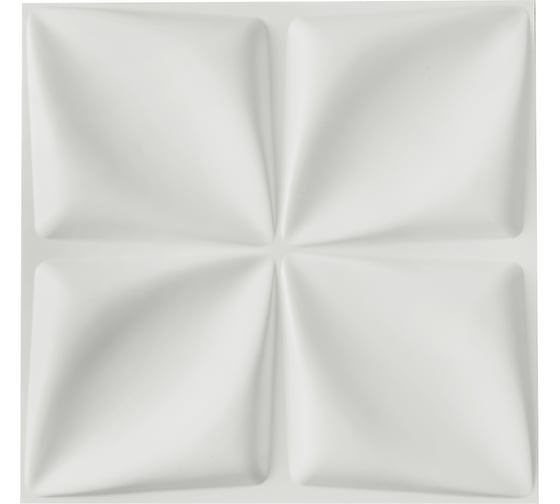 Комплект 3D-панелей LAKO DECOR 50-50 см, 5 шт, 1 мм, белый 404 LKD-PVC50-D006-1-MEGA5 1