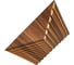 Комплект 3D-панелей LAKO DECOR 50-50 см, 5 шт, 1 мм, дерево LKD-PVC50-D180-MEGA5 6