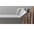 Карниз потолочный ударопрочный влагостойкий под покраску Decor-Dizayn 120x60x2000мм DD517 4