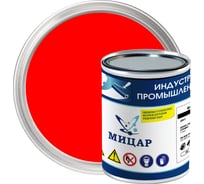 Краска фасадная Мицар АК-124 0,8 кг красный УТ000015442