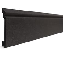 Плинтус напольный ударопрочный влагостойкий Decor-Dizayn цвет графит 100x16x2400 мм 701-94