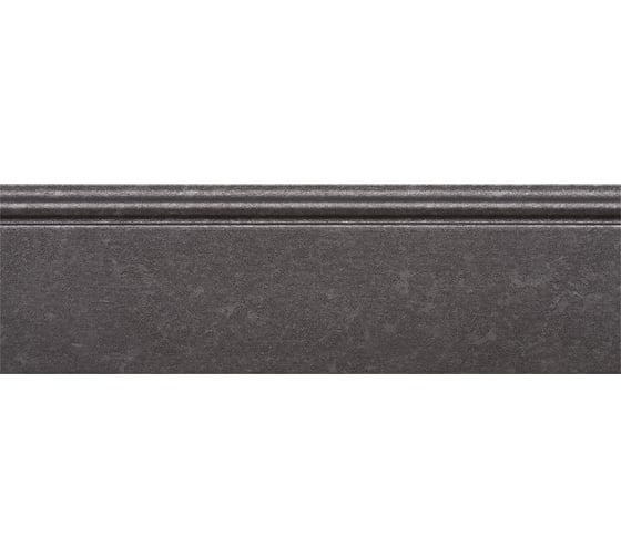 Плинтус напольный ударопрочный влагостойкий Decor-Dizayn цвет графит 79x13x2400 мм 005-94