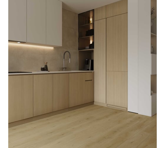 ПВХ-плитка FLOORWOOD SPC Consulate 0,5 4V (1220 х 180 х 5 мм) Дуб Витра ( 1,7568 кв.м.) 7594 Т0039041